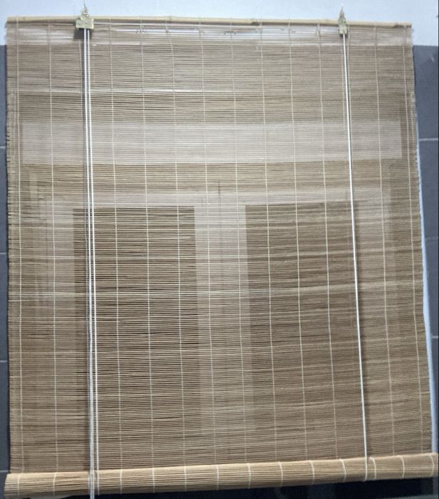 Estores de rolo bambu