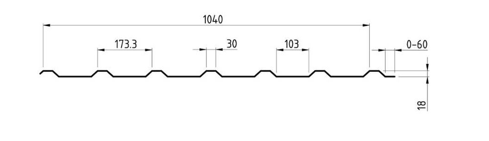Blacha trapezowa dachowa T18 blachy trapezowe dachowe