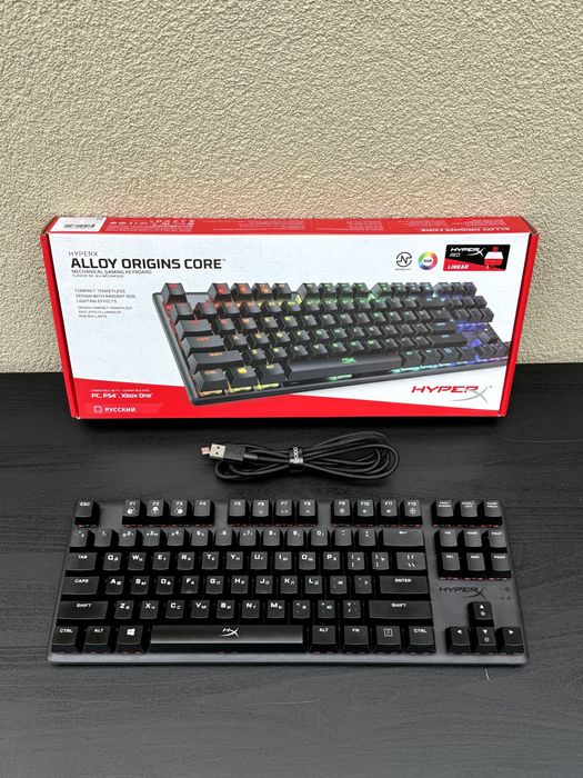Клавіатура HyperX Alloy Origins Core HX Red Black USB