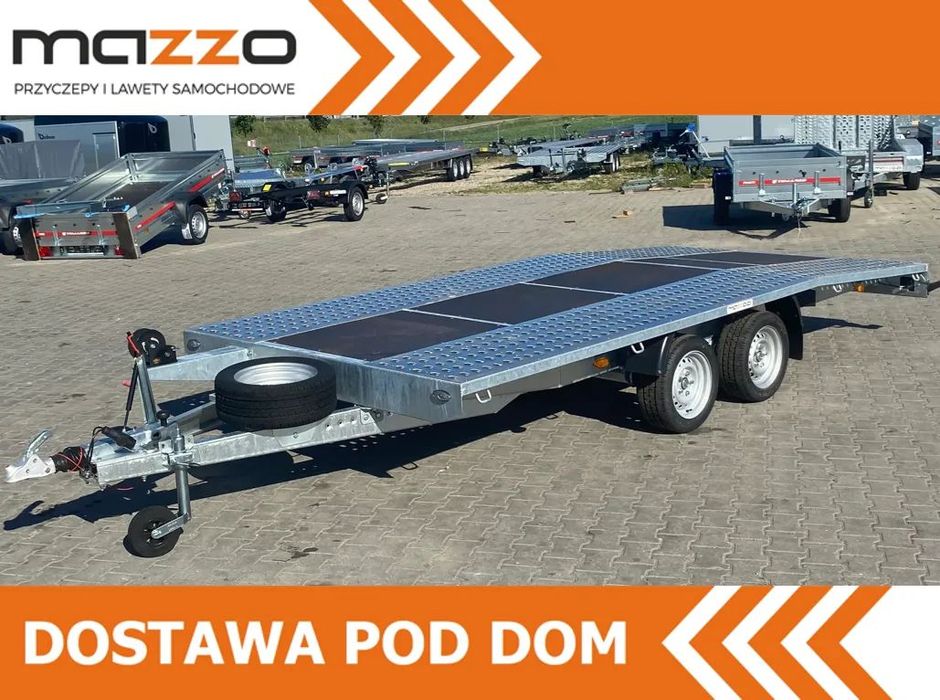 Niewiadów Jupiter Dostawa Przyczepa 450X210 Laweta Ścięta Z Tyłu