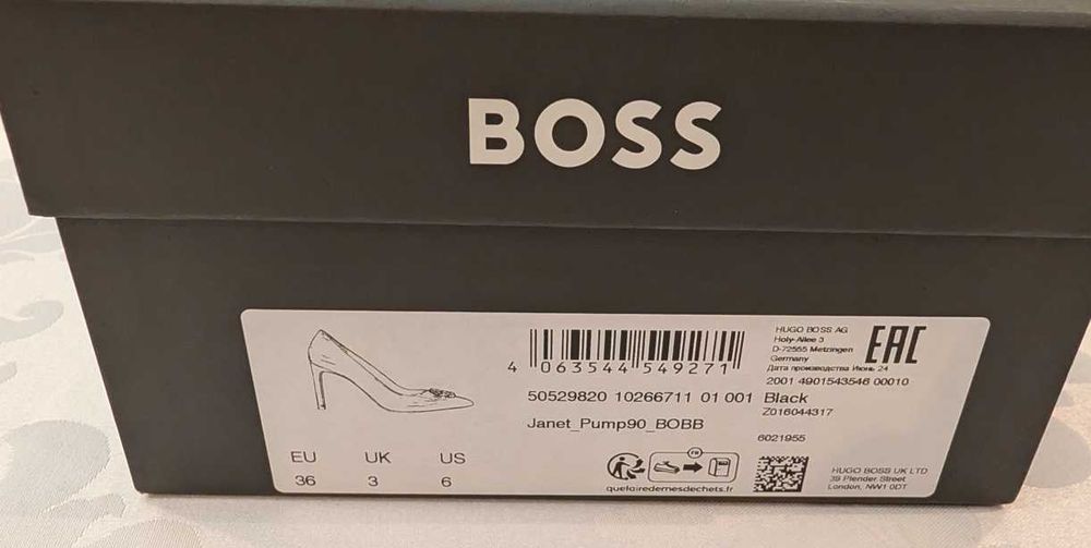 Sapatos BOSS em pele - NOVOS