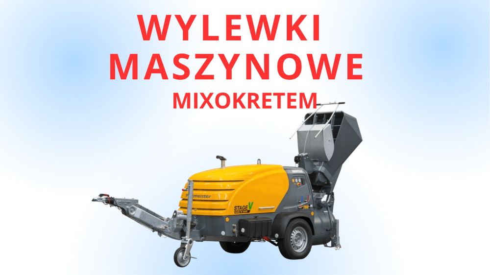 Wylewki posadzki maszynowe Mixokretem Styrobet