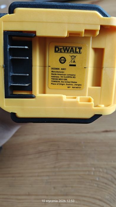 wiertarko wkretarka dewalt dcd805