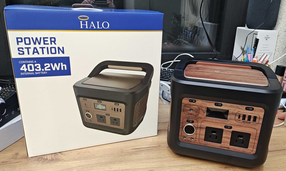 Портативна зарядна станція HALO 400W (403.2 Wh) — НОВА: 9 995 грн