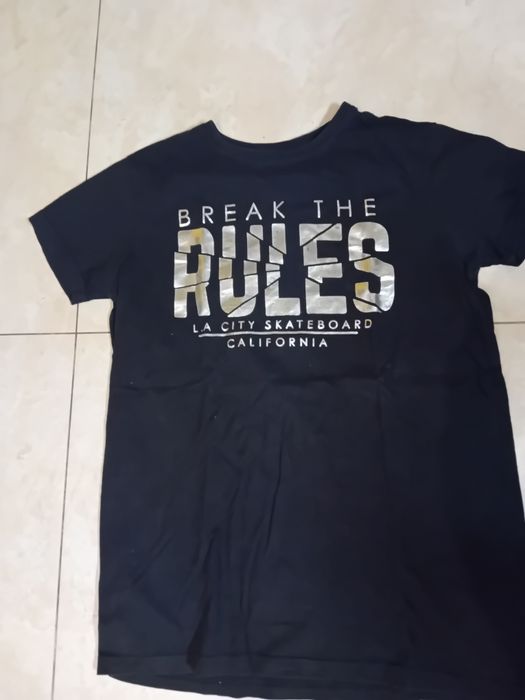 T-shirt  czarny Primark 14-14 lat 164 cm.