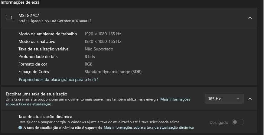 Monitor Gaming Curvo MSI G27C7 (165Hz)