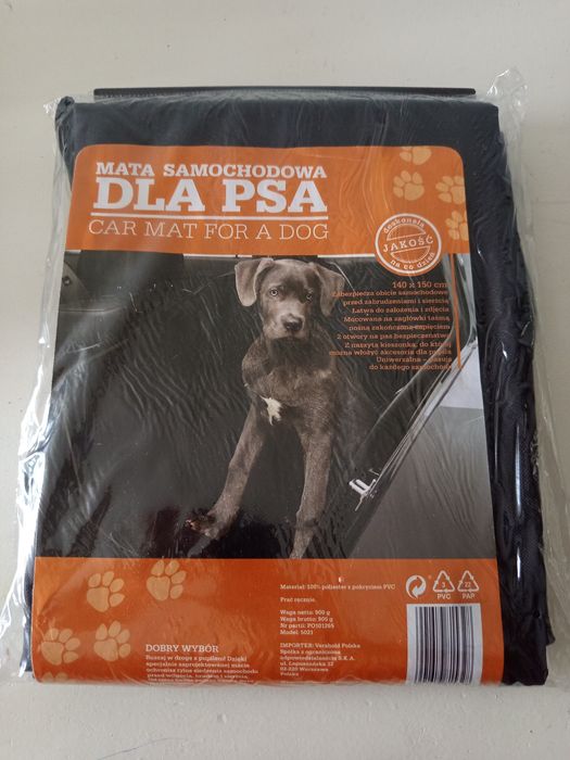 Mata samochodowa dla psa 140x150cm