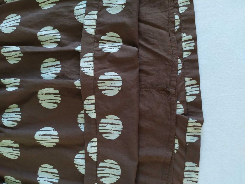 Spódnica brązowa marki TU rozmiar 40 na lato na co dzień do pracy