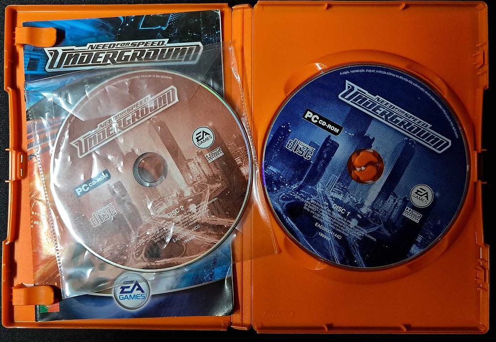 Need for Speed Underground – PC Original (Inclui 2 Discos e CD-Key)