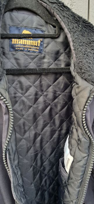 Mammut retro vintage kurtka bomber kołnierz futro odzież robocza r. 48