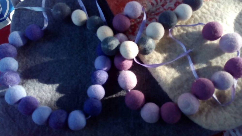 Валяные сумки из шерсти.