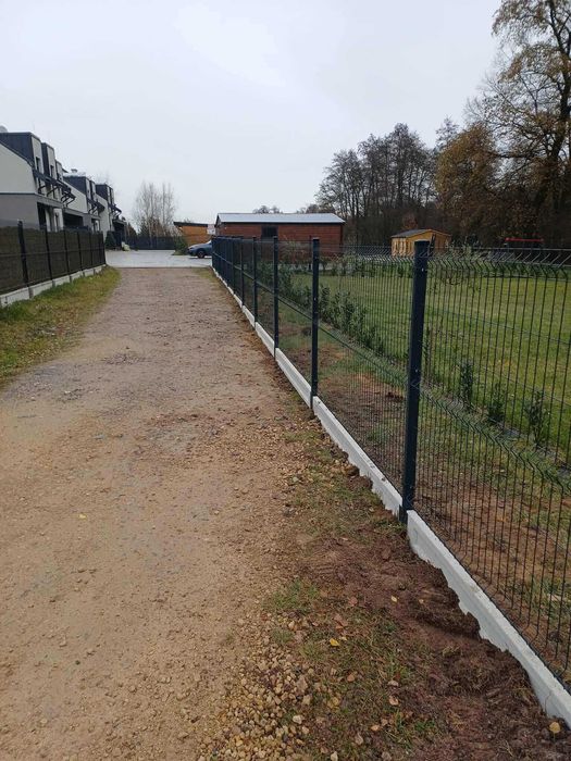 Ogrodzenie Panelowe 3D montaż podmurówka bramy