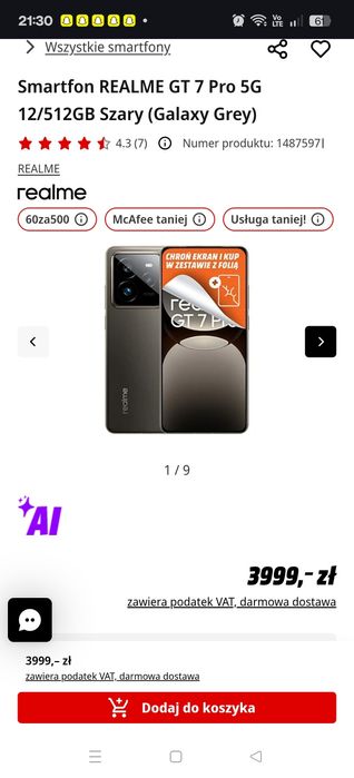 Realme GT 7 Pro 512 GB
