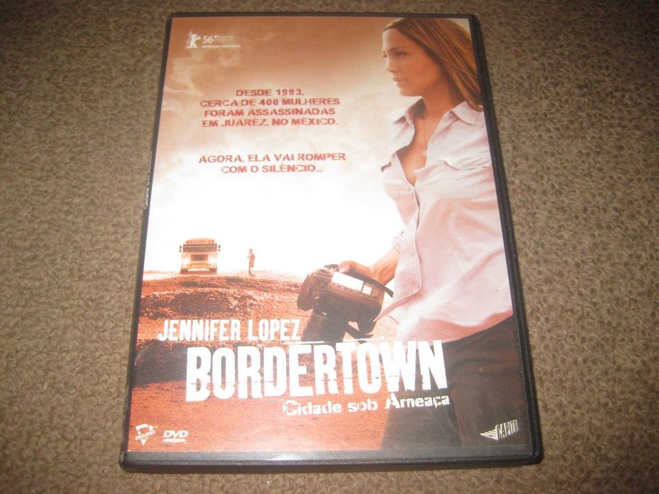 DVD "Bordertown- Cidade sob Ameaça" com Jennifer Lopez