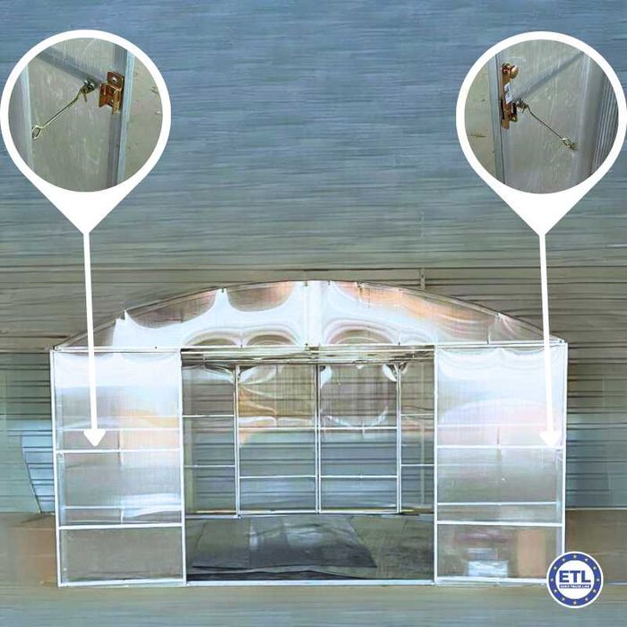 Szklarnia ogrodowa Poliwęglan 6mm 4x4m 4x6 4x8 4x10 4x12 Proste ściany