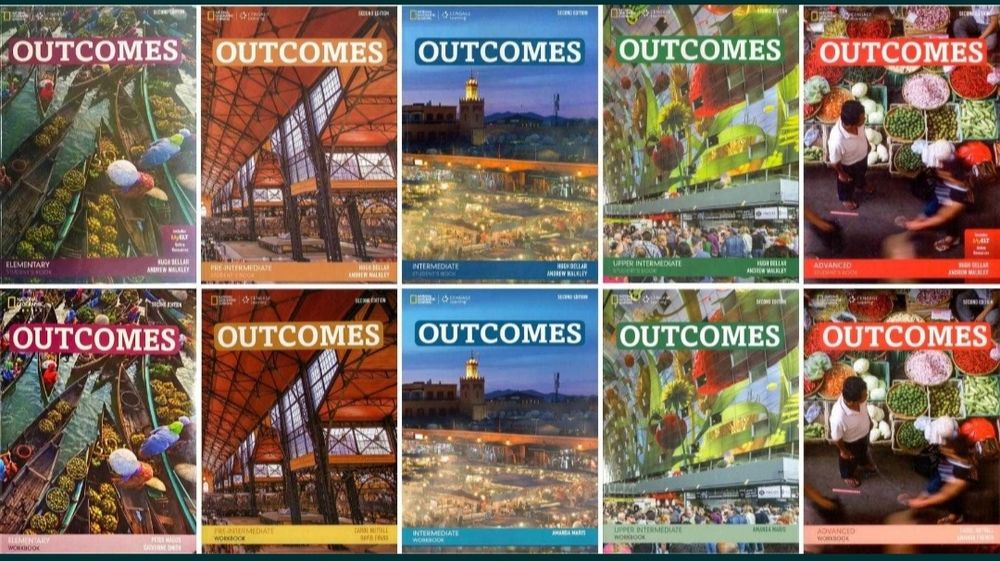 Outcomes 3rd. Beginners, Elementary, Pre-, Intermediate, Upper, Advanced