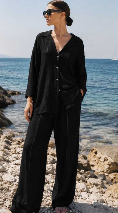Стильный костюм лен zara cos twinset XL