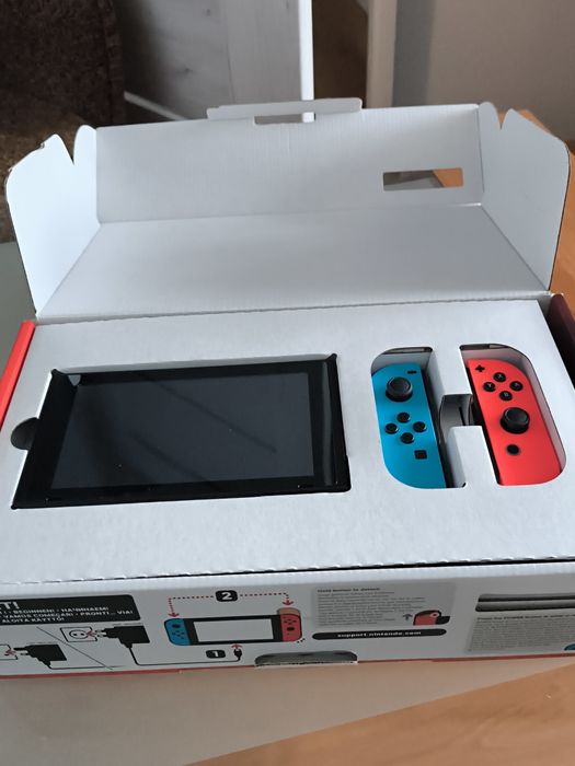 Nitendo Switch V2 cały zestaw