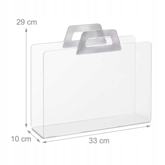Gazetnik stojak na gazety z akrylu