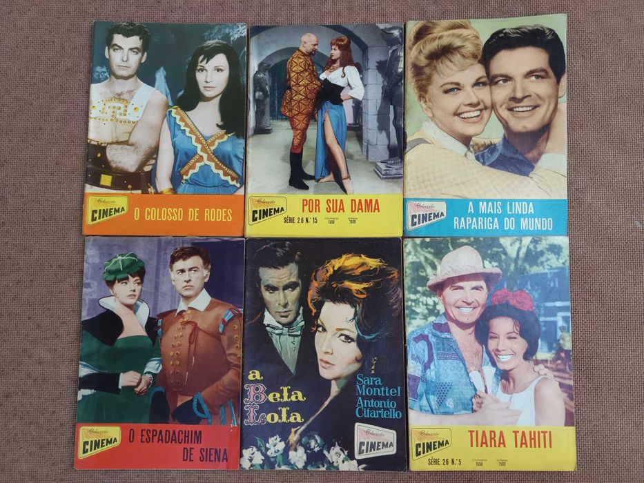 Revistas antigas da coleção Cinema