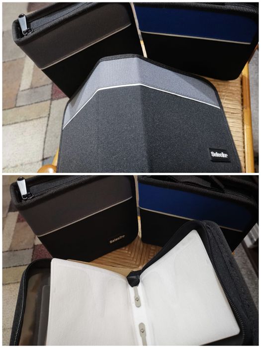Porta CDs, novos e semi-novos