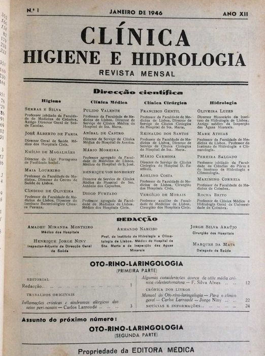 Clínica, higiene e hidrologia ( 4 volumes )