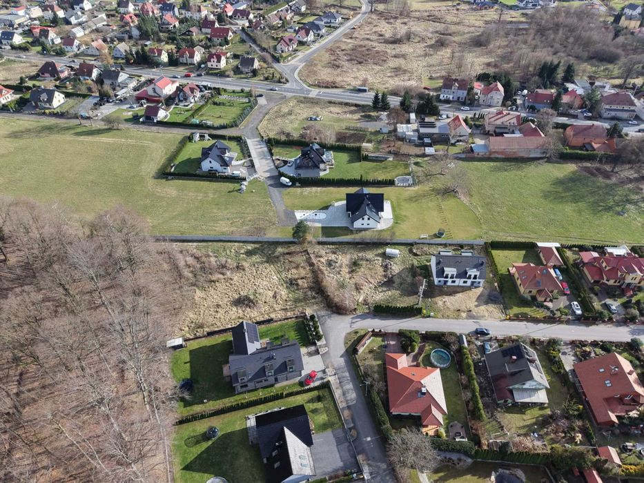 Działka Łagów (Zgorzelec) ul. Stawowa Gaz Prąd Woda Kanalizacja Droga - Więcej