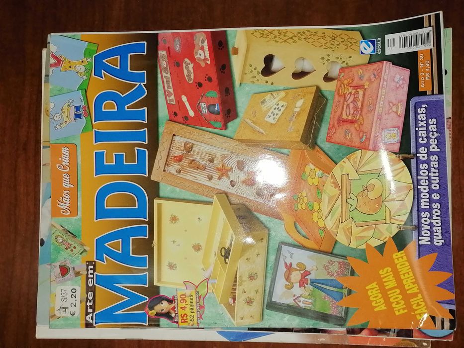Livros Revistas - Bricolage, pintura, madeira , artesanato