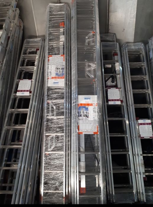 Драбини Краузе (лестницы)трьохсекційні драбини 3х12,3х14,3х15,kraus