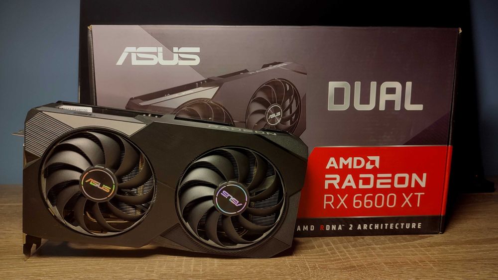 ASUS dual Radeon RX-6600-XT 8gb  в ідеальному стані