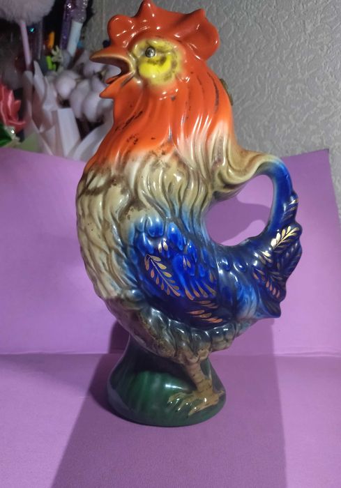 Штоф, графин Петушок. Минский ФФЗ. Клеймо