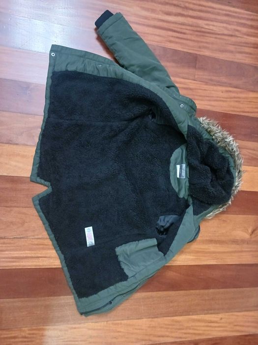 Parka com capuz para criança  - 8/9 anos