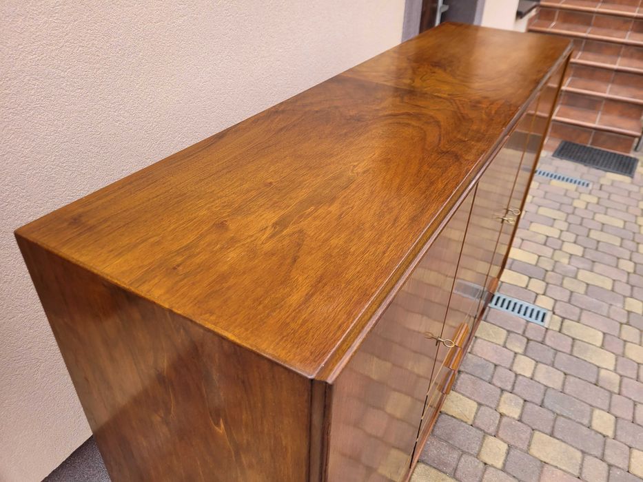 Mid Century Komoda Tekowa Dania Lata 50 Design