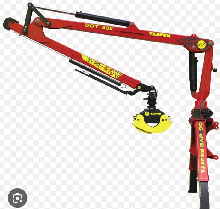 Dźwig leśny - żuraw HDS Tajfun DOT 40 K Chwytak GO-022