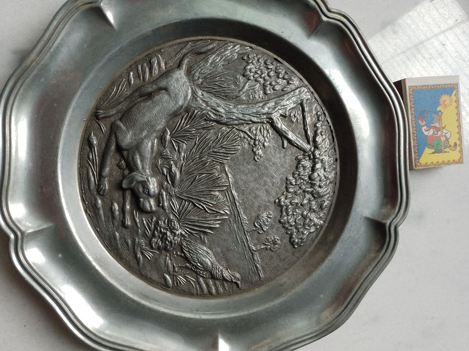 5 Сувенірні декоративні металеві тарілки