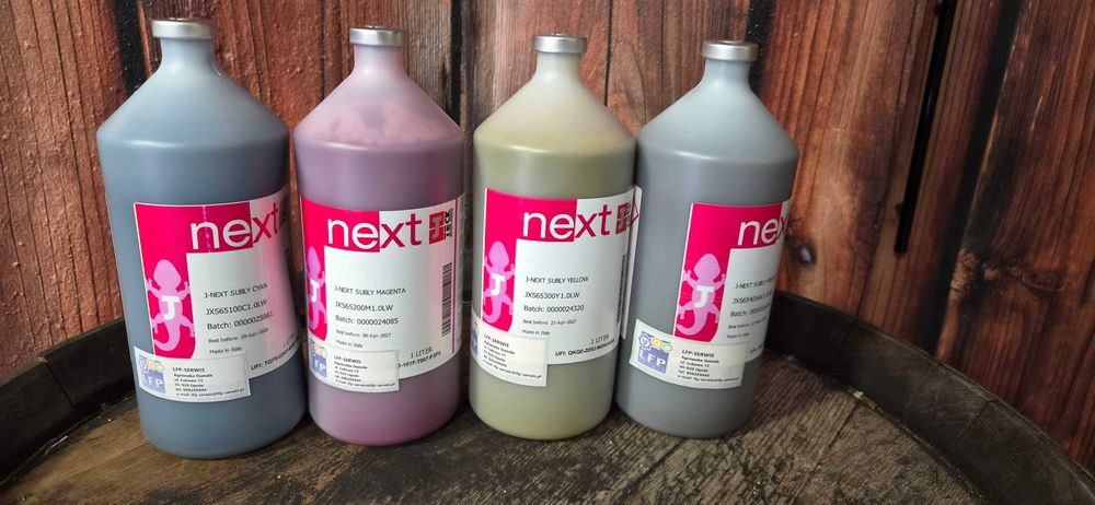 J-next atrament sublimacyjny, sprawdzony, ładne barwy