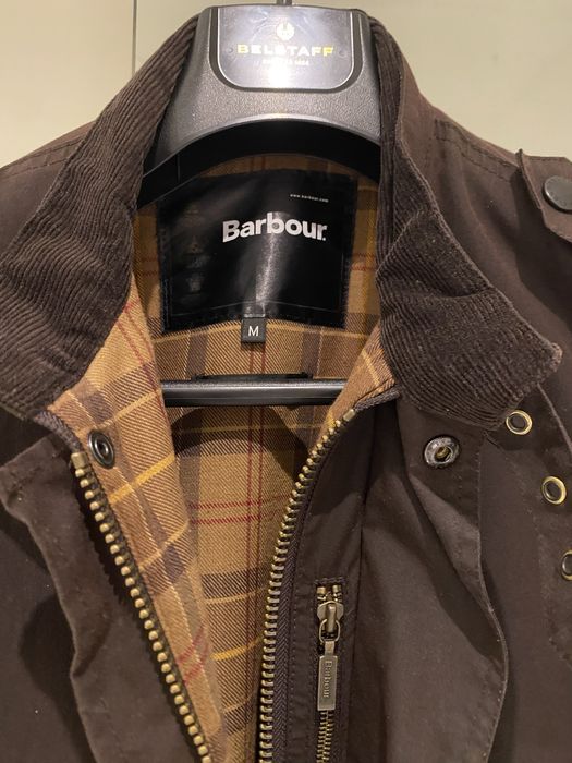 Barbour ensebado bomber jacket como novo
