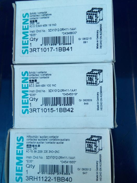 Вспомогательный контактор Siemens