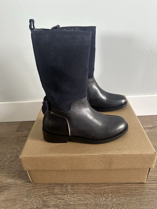 Чоботи шкіряні ,утепленні, черевики friboo 27