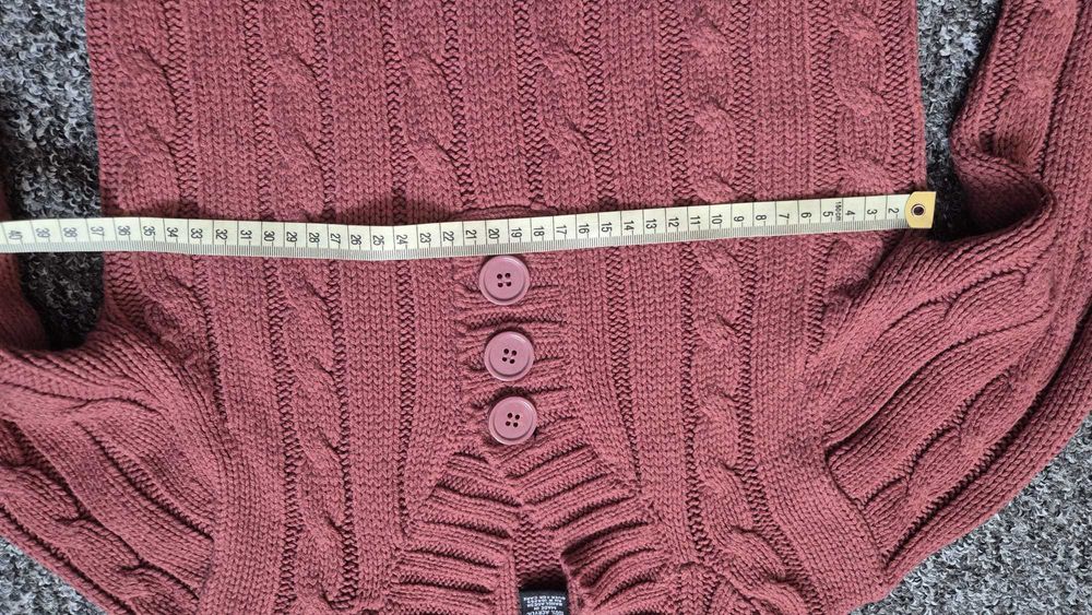 Bordowy sweter (rozmiar XS)