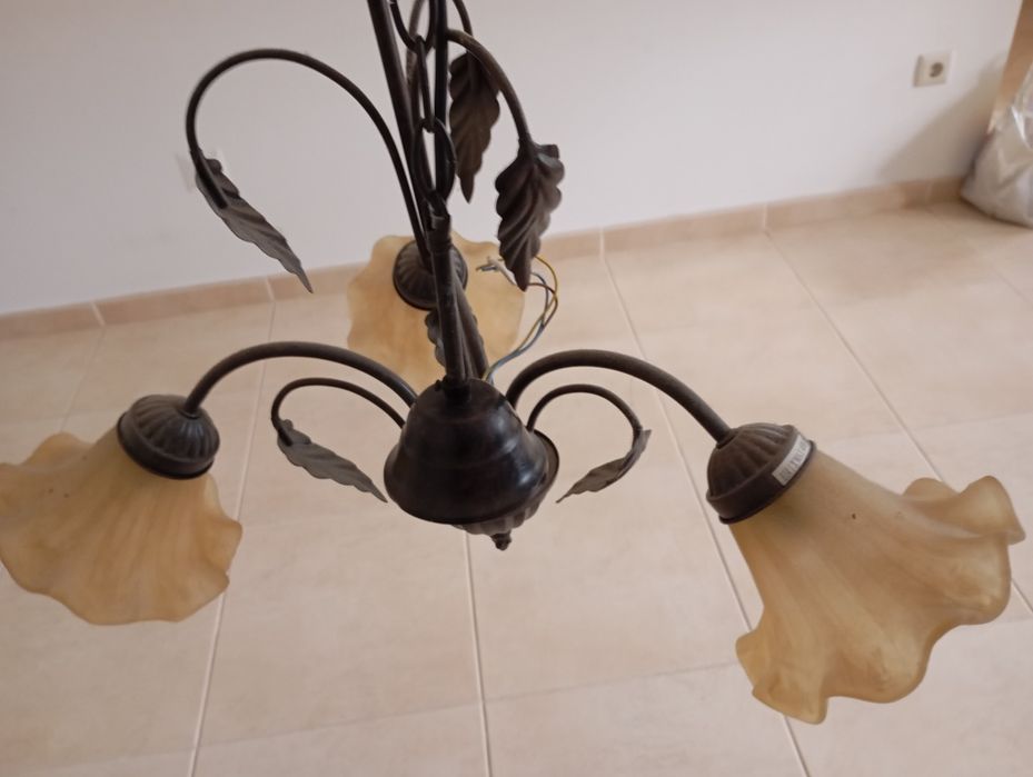 Candeeiro tecto usado