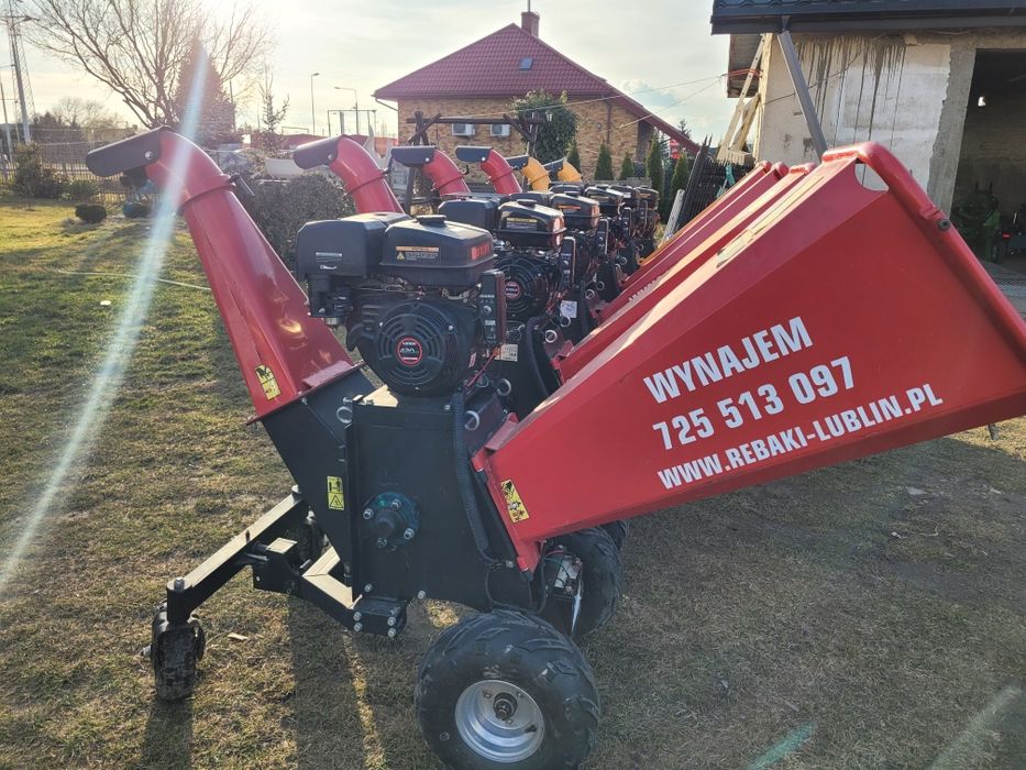 Wypożyczalnia rębaków do drewna gałęzi Wynajem rębaka rębak Lublin