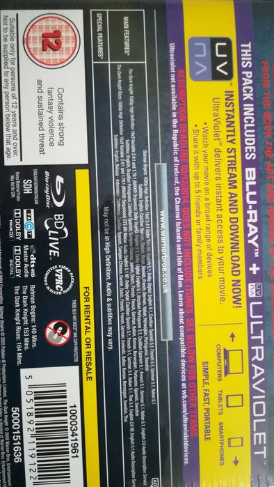 Batman The Dark Knight trilogia blu-ray edição limitada - NOVO SELADO