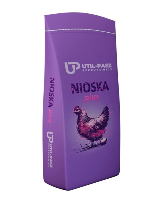 Nioska Plus wysokobiałkowa pasza dla kur niosek granulat 25 kg