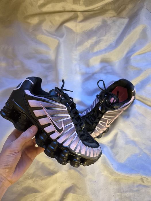Nike shox tl pink and black shoes buty damskie nike shox w rozmiarze38