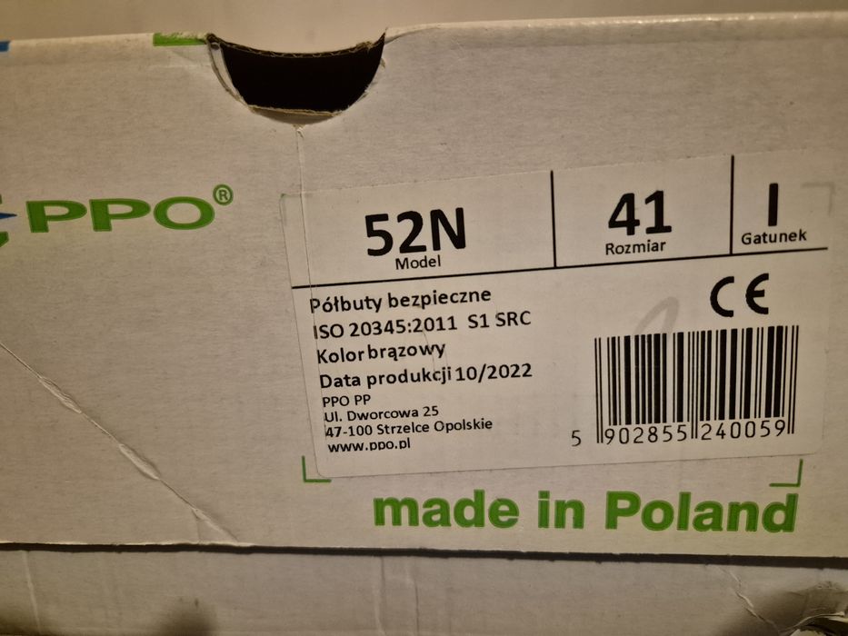Sandały robocze PPO 52N