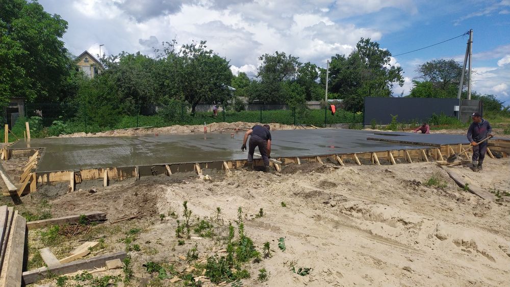 Монолітні роботи. Фундаменти.