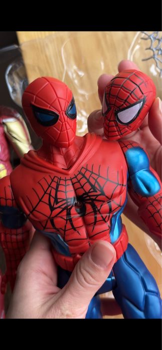 Набір супергероїв людина павук залк залізна людина