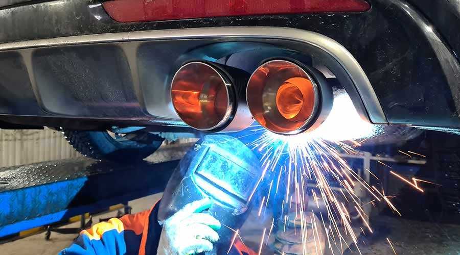 банки вихлопу банка глушитель на вихлоп із електричною заслонкою