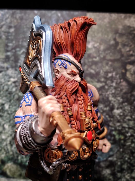 Figurka Gotrek Zabójca Trolli - Warhammer 25cm